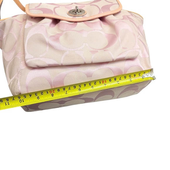 Coach F14659 Leah Signature pink Tote bag - Picture 6 of 15